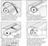 Instruction sheet: Changing a roller cover of a rotary iron